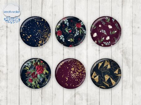 Motiv-Cabochons 1870 10mm (12 Stk)